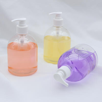 JA-604 plastic empty sanitizer bottle 500ml with screw lotion pump